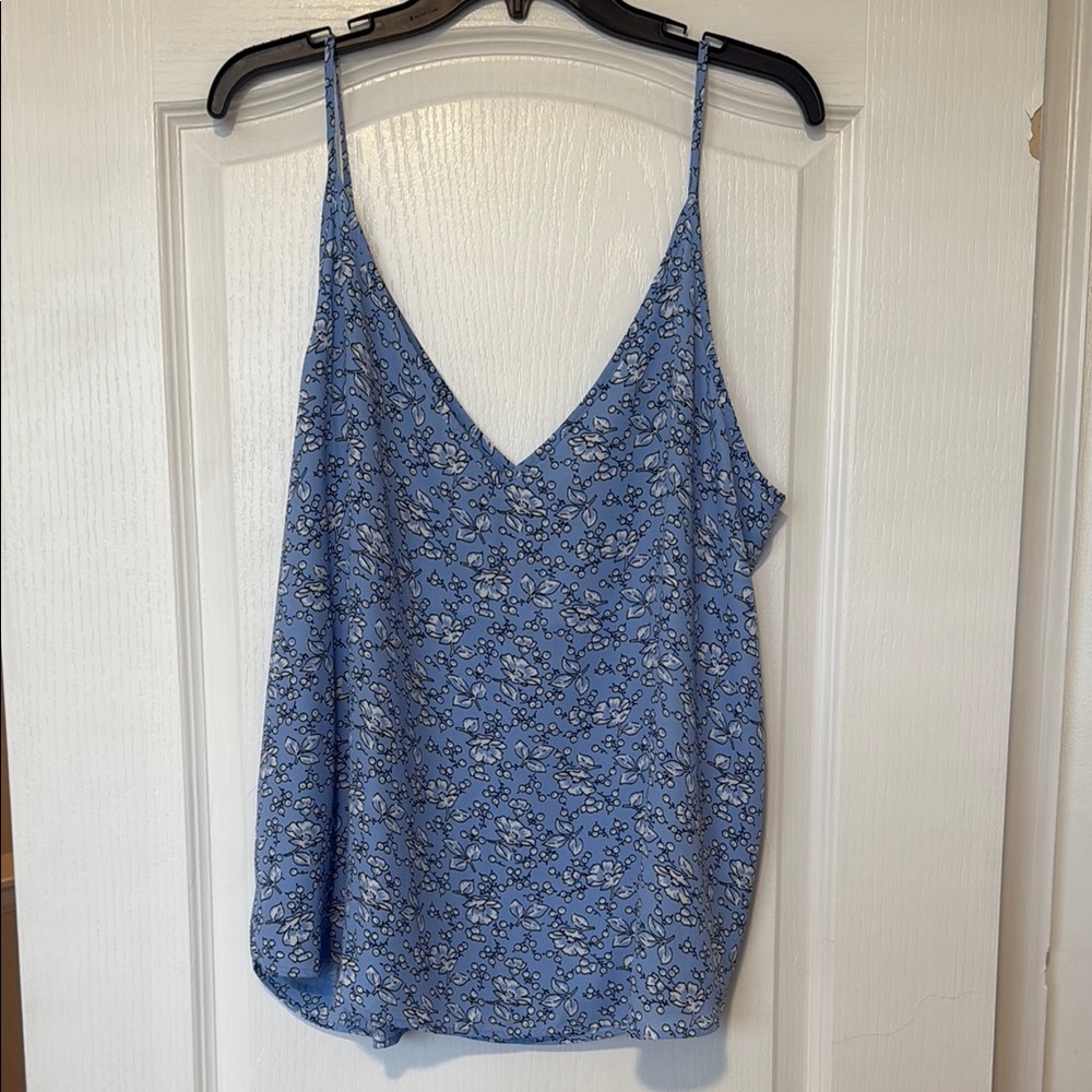 Floral Blue Women's Top